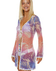 MIAMI SHEER KIMONO
