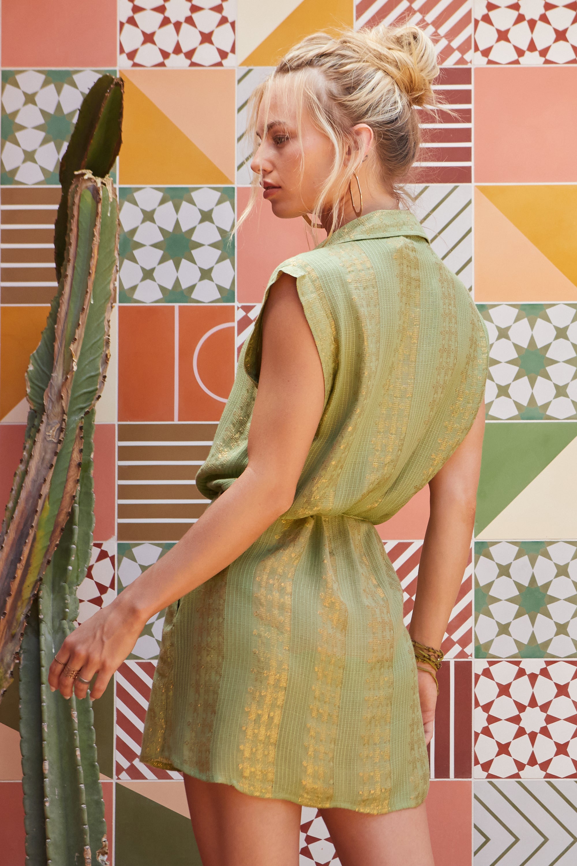 VILLA BELTED DRESS